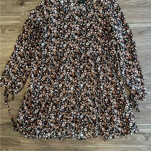 Wild Fable Black Floral Dress